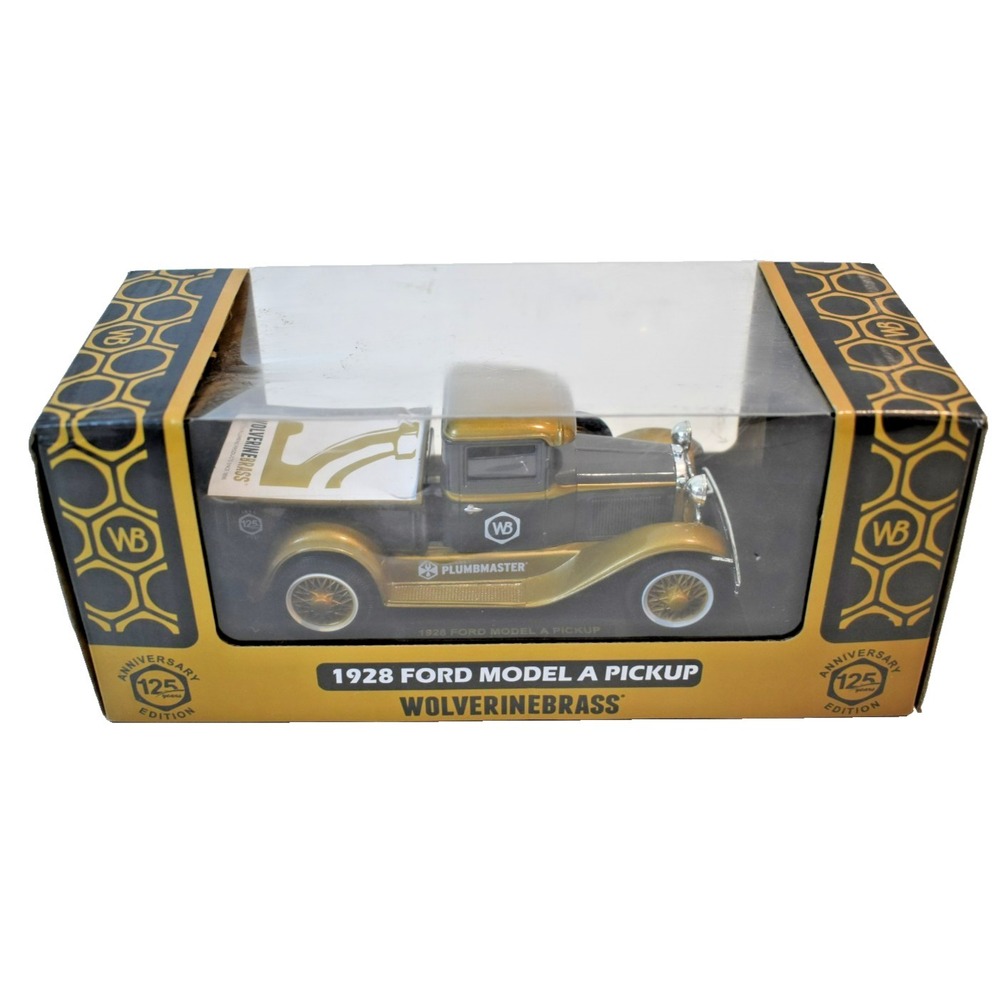 1928 Ford Model A Pickup 1:24 Diecast Wolverine Brass Promotional 125th Ann.